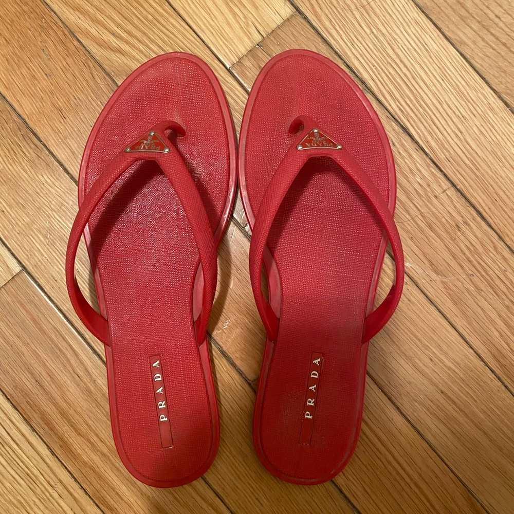 Prada Flip Flops